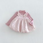 【80-130cm】ワンピース 女の子 ふわふわ 暖かい - 画像 (15)