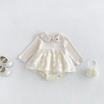 【66-90cm】ロンパース ベビー フラワー ローズ - 画像 (2)
