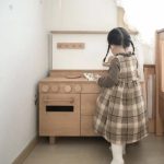 【73-100cm】ワンピース ベビー レトロ チェック - 画像 (11)