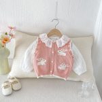 【80-110cm】ベスト 女の子 キュート ウサギ - 画像 (7)