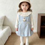 【73-100cm】ワンピース＆ブラウス 女の子 可愛い リボン - 画像 (4)