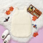 【62-86cm】ロンパース ベビー ハロウィン かぼちゃ 刺繍 - 画像 (4)