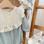 【66-100cm】ロンパース ベビー プリンセス フリル - 画像 (11)