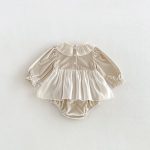 【66-90cm】ロンパース ベビー フリル プリンセス - 画像 (3)