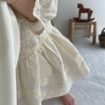 【73-100cm】ワンピース ベビー 韓国風 レトロ プリンセス - 画像 (6)