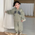 【80-150cm】2点セット キッズ スウェット＋パンツ スポーツ  男女兼用 - 画像 (17)