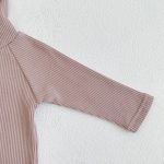 【66-90cm】ロンパース ベビー うさぎ柄 リブ - 画像 (16)