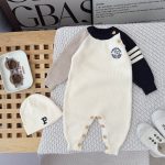 【66-90cm】ロンパース ベビー カラーバリ ドッグ柄 - 画像 (7)