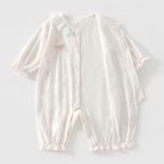 【66-90cm】ロンパース ベビー 蝶結び プリンセス - 画像 (4)