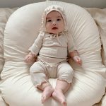 【66-90cm】セットアップor帽子 ベビー フリル 無地 - 画像 (3)