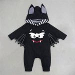【60-100cm】オールインワン ベビー ハロウィン カートゥーン柄 フード付け - 画像 (4)