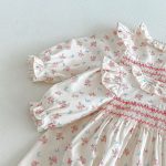 【66-130cm】ロンパースorワンピース 女の子 姉妹服 フラワー柄 - 画像 (16)