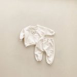 【73-100cm】セットアップ ベビー 韓国風 熊柄 刺繡 - 画像 (7)
