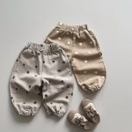 【80-130cm】パンツ キッズ カジュアル ドット - 画像 (3)