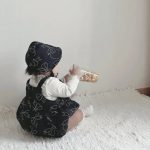 【66-90cm】サロペット ベビー 暖かい 無地 - 画像 (10)