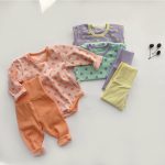 【66-90cm】ロンパース＆レギンス ベビー 可愛い ドット - 画像 (7)