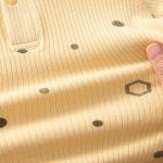 【59-80cm】ロンパース ベビー ナチュラル リブ ドット - 画像 (9)