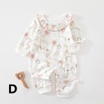 【66-90cm】ロンパース ベビー キュート フラワー - 画像 (6)