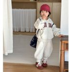 【80-150cm】2点セット キッズ スウェット＋パンツ スポーツ  男女兼用 - 画像 (12)