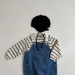 【73-100cm】サロペット ベビー デニム カジュアル - 画像 (9)