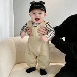 【73-100cm】サロペットorシャツorセットアップ ベビー ボーダー