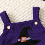 【70-100cm】ロンパース ベビー サロペット ハロウィーン コーデュロイ 刺繍 - 画像 (12)