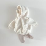 【66-90cm】ロンパース ベビー 帽子付き 暖かい - 画像 (3)