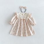 【66-130cm】ロンパースorワンピース 女の子 姉妹服 蝶結び パフスリーブ - 画像 (9)