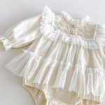 【66-90cm】ロンパース ベビー レース プリンセス - 画像 (12)