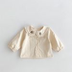 【73-110cm】シャツorワンピース 女の子 レトロ 刺繡 - 画像 (9)