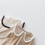 【66-90cm】ロンパース ベビー セーラー風 シンプル - 画像 (6)