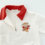 【66-90cm】ロンパース ベビー クマ柄 刺繍 - 画像 (6)