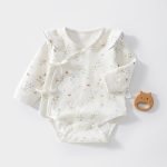 【59-80cm】ロンパース ベビー ゆったり 小花柄 - 画像 (2)