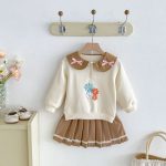 【73-100cm】トップス＆スカート 女の子 可愛い フラワー - 画像 (11)