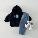 【80-130cm】パーカー 女の子 オシャレ 帽子付き - 画像 (4)