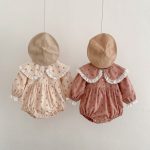【66-90cm】ロンパース ベビー 可愛い 花柄 - 画像 (3)