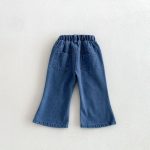 【73-110cm】トレーナー＆パンツ 女の子 蝶結び デニム - 画像 (11)