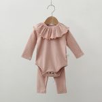 【予約販売】【66-90cm】ロンパース ベビー フリル ドット柄 - 画像 (9)