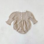 【66-90cm】ロンパース ベビー レース襟 プリンセス - 画像 (10)
