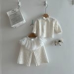 【73-100cm】セットアップ ベビー リボン付き おしゃれ - 画像 (4)