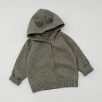 【73-110cm】カーディガン キッズ フード付き ニット - 画像 (18)