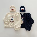 【73-100cm】セットアップ ベビー カートゥーン カジュアル - 画像 (2)