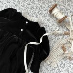 【66-90cm】ロンパース ベビー レース レトロ - 画像 (10)