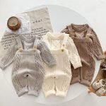 【66-90cm】サロペットorセーター ベビー ケーブル編み ニット - 画像 (15)