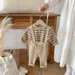 【66-90cm】サロペット＆セーター ベビー カジュアル ニット - 画像 (10)