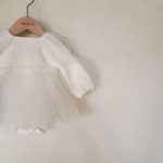 【66-90cm】ロンパース ベビー パフスリーブ チュール - 画像 (11)