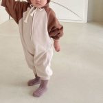 【66-90cm】オールインワン ベビー 帽子付き ファスナー - 画像 (8)