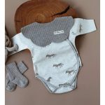 【52-73cm】長袖ロンパース ベビー シンプル かわいい - 画像 (4)