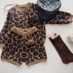 【90-150cm】セット 女の子  レオパード柄 ニット - 画像 (7)