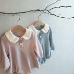【66-90cm】ロンパース ベビー 可愛い襟 スウィート - 画像 (6)